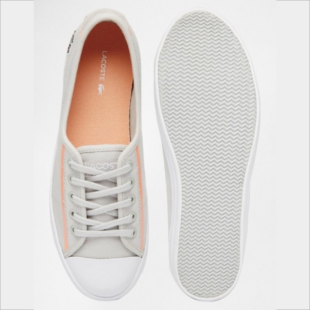 Lacoste Ziane Canvas Plimsoll Sneakers US 8